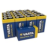 VARTA Industrial Batterie 9V Block Alkaline Batterien 6LR61 - 20er pack