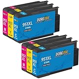 DOREINK 951XL Kompatible für HP 951XL Tintenpatronen Kompatibel für HP Officejet Pro 8600 8610 8620 8630 8100 8616 8615 276dw 251dw 8660 8625 8640