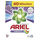 Ariel Waschmittel Pulver, Waschpulver, Color Waschmittel, 40 Waschladungen, Farbschutz (2.6 kg)