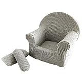 POHOVE Baby-Sofa-Set für Neugeborene, Fotografie-Requisiten, klein, mit Kissen, Sitzhaltung, praktischer Sessel, Zubehör, weich, strapazierfähig, für Fotoshootings (SS26)