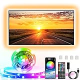 Enteenly USB 5m Led Strip mit App und Fernbedienung,Music Sy