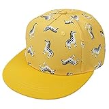 Yixda Baby Kappe Sonnenhut Kinder Hiphop Baseballmütze Junge Mädchen Snapback Cap (2-4 Jahre, Zebra)