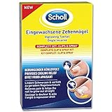 Scholl Eingewachsene Zehennägel Set, Clips & Spray, 1er Pack