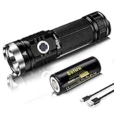 Sofirn SP33 V3.0 Led Taschenlampe Max 3500 Lumen wiederaufladbare Lampe, USB Ladeanschluss XHP50.2 Leds mit 26650 Batterie für Outdoor Aktivitäten Camping Walking