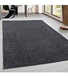 Carpettex Teppich Wohnzimmerteppich, kurz, modern, Farbe und Größe wählbar, grau, 200x290