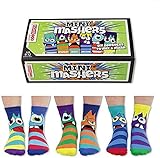 Oddsocks Mini Mashers Socken im 6er Set - Strumpf, Gr. 27-30,5