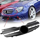 ZCDMNB Auto Front Stoßstange Mesh Raptor Grille Modifizierter Grill Für B-E-N-Z R170 SLK Klasse W170 1998 1999 2000 2001 2002 2003 2004, Abs, Autozubehör, 1 Stück/S