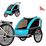 Kinderanhänger Fahrradanhänger Anhänger mit Buggy Set Jogger BT605-03