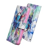 Ledertasche für Samsung Galaxy J3 2015,Samsung Galaxy J3 2016 Hülle Leder,Slynmax hülle PU Leder Brieftasche Flip Cover Handyhülle Stand Hülle für Smartphone Samsung Galaxy J3 2015/2016,Aquarell E