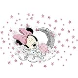 Kibi XXL Wandtattoo Mickey Mouse Wandtattoo Mickey und Minnie Wandaufkleber Mickey Mouse wandsticker Mickey Maus Wandsticker Kinderzimmer Micky Mouse Aufkleber Wanddeko Wandtattoos Mickey M