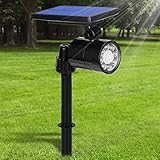 360° Solar gartenleuchte mit Bewegungsmelder,Solarlampen für außen,IP65 Wasserdicht Außen Wandleuchte,4 Modi 800lm Sehr Hell Solarleuchte für Garten,Eingangstür,Garage,Außen Sicherheitsbeleuchtung