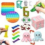 NOEARR Sensory Fidget Toys Set, Stressbälle für Erwachsene und Kinder, Sensorisches Spielzeug für Autismus ADHS-Menschen (17er-Pack)