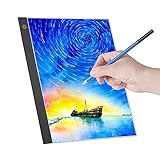 Bisofice A3 Leuchttisch Leuchtkästen Led Light Pad Digital Tablet Copyboard mit 3-stufiger dimmbarer Helligkeit zum Nachzeichnen von Zeichnungen, Kopieren, Anzeigen von Diamond Jewel Paint Supp