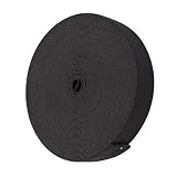 Gummiband Schwarz,Elastisches Band Elastische Gummiband für Nähen und Haushalt DIY Handwerk 20mm Breit 11.5Meter(Schwarz)