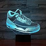 illusion night light Herren Jordan Schuhe Basketball Sensor Jungen Turnschuhe jordan für geburtstag geschenk-7 wechselnde Farb