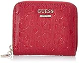 Guess Damen Chic Shine Geldbörsen Sml Zip Around, beere,