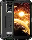 DOOGEE S59 (Offiziell) Outdoor Handy 10050mAh Smartphone Ohne Vertrag 2W Super Lautsprecher 16MP 4 Kamera 4 LED Blinkt 4GB RAM 64GB ROM Android 10 NFC IP68/IP69K [2021] (Grün)