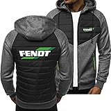 Rain Leave Herren Fendt Jacken Hoodies Reißverschluss Sweatshirt Flexible Weiche Langarm Casual Pullover Herbst W