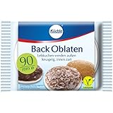 Backoblaten / Oblaten (90 mm / 20 Stück) VEGAN - MIT LEBKUCHEN REZEPT