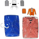 alles-meine.de GmbH Hemdenbox - blau - aus Kunststoff - kein Hemden knittern mehr - Reisebox - Gepäck - Reisen / Geschäftsreise - Tasche - Box Kiste incl. Kleiderbügel - H