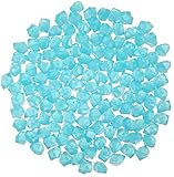 N/U 300 Stücke Leuchtsteine Leuchtende Kieselsteine Leuchtkiesel Farbig Floureszierende Pebble Steine für Gehwege Aquarium Outdoor Garten Kinderzimme Dekoration (Blau)