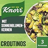 Knorr Salatkrönung Croutinos mit Sonnenblumenkernen Croutons, 1er-Pack (1 x 25 g)