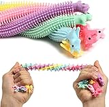 mciskin Bunte sensorische Fidget Stretch Spielzeug hilft reduzieren Zappeln durch Stress und Angst,Einhorn Stretchy String Spielzeug,Zappeln Spielzeug entlastet Stress R
