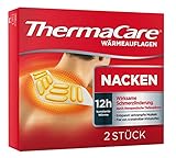 ThermaCare Nackenumschläge – Wärmeumschläge für Schulter & Nacken zur Linderung von Nackenschmerzen – Tiefenwärme zum Entspannen & Lockern der Muskeln – 2 Stück pro Packung