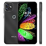 4G Smartphone ohne Vertrag Günstig OSCAL C20 PRO, 6,088 Zoll Waterdrop HD+ Bildschirm, Android 11 Dual SIM Handy, Quad-Core 2GB+32GB, 8MP+2MP Kamera, GPS, Gesichts Entsperrung 3380mAh Akku - Schw