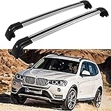 2 StüCk DachträGer Crossbar für BMW X3 F25 2011-2017, Aluminium AutodachträGer QuerträGer TragfäHigkeit ​GepäCkträGer Ersatz FahrraddachträGer FüR Reisen Und Camping