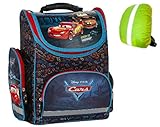 Disney Cars Ranzen Schulranzen Rucksack Tornister Kinderrucksack Junge + Regenhü