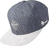 Cracked | Snapback Cap | Grey - Whale | Wolle-Polyester-Mix | Herren | Frauen | Unisex | One S