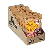 John Altman Nüsse - 10x 45 Gramm - Ahornsirup Und Chilli - Süß-Pikanter Nuss Mix - Vegan - Nachhaltige Verpackung - 100% natürlich - Perfekt für unterwegs - Ohne künstliche Z