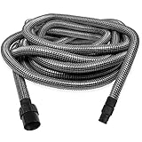 1a SCHLAUCH - Gewebeschlauch für Makita 446L, 446LX, 447M, VC4210M, VC3012M VC3012L kompatibel - Knickfest und sehr flexibel - TOP QUALITÄT (A (2m))