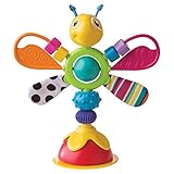 TOMY Lamaze LC27243 Lamaze Babyspielzeug 'Freddie, das Glühwürmchen' Mehrfarbig, Hochwertiges Hochstuhlspielzeug, Rassel und Greifling, Förderung der Motorik, Hochstuhl Spielzeug, Ideales Weihnachtsgeschenk, ab 6 M