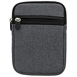 XiRRiX eBook Reader Tasche aus Neopren mit Reißverschluss - Größe 6 Zoll (15,24cm) kompatibel mit Tolino eReader Modelle - Hülle g