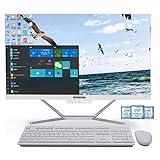 All in One PC i7, All in One PC 23,8 Zoll, Core i7 6500U, 32G RAM 512G SSD 1TB HDD, HDMI/VGA 4K Ausgang, WLAN, BT, Windows 10 Pro, Drahtlose Tastatur und M