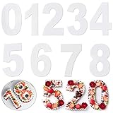AMACOAM Backform Zahlen Groß Backformen Set Kuchen Zahlenform Zahlen 10 Inch Kuchenform Torten Zahlen 0-8 Große Anzahl Back Kuchen Form für Geburtstag Hochzeit Jahrestag Tortendekoration 9 Stück