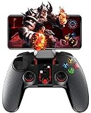 topp GAMING Smartphone Controller 'Lucifer' mit bis zu 10 h Laufzeit, individuell einstellbarer Tastenbelegung und beleuchteten Tasten - Android Support - Schw