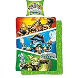 Skylanders Swap Force Bettbezug-Set aus 100% Baumwolle, für Einzelb