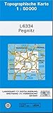 TK50 L6334 Pegnitz: Topographische Karte 1:50000 (TK50 Topographische Karte 1:50000 Bayern)