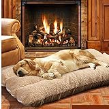 Catalpa Blume Hundebett XXL Hundematte Tierbett Hundsofa Hundkissen Waschbar 125 x 80 x 12