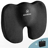 Maybusch® ergonomisches Sitzkissen - fördert aufrechtes Sitzen - Rückenschonend - Bürostuhl - entlastet Steißbein - sehr formstabil - Sitzkissen erg