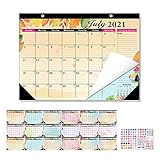 EUNEWR Wandkalender 2011 Sep. 1-2022 Dez. 31,Familienplaner Kalender Ein Monat zur Ansicht 31cm x 43