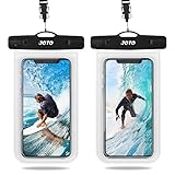 JOTO 2 Stück Uni Wasserdicht Handyhülle, IPX8 Unterwasser Tasche für Handy bis 6.9' iPhone 12/11/Xs Pro Max/XR/X/8/7/6S/Plus/Galaxy S20Ultra/10//9/8 /Note 10/10+/9/8/Pixel4/3/2/XL/Huawei –