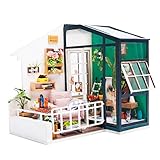 Rolife Puppenhaus Miniatur DIY Haus Kit Led Spielzeug Erwachsene Teenager Zimmer Handwerk Geburtstagsgeschenk Puppenhaus -Fancy's Balk