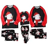 Mutter Weihnachts Pyjama Couple Weihnachtspyjama Familie Set Schlafanzug Lang Outfit Winter Damen Herren Kinder Nachtwäsche Nachthemd Hausanzug Schlafanzüge Family Weihnachts Sleepwear S