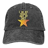 N A My Shot Musical Broadway Show Theater Star Cowboy Hut Unisex Classic Verstellbar Outdoor Baseball Cap Sport Casquette Hut Schw