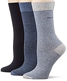 Marc OÂ’Polo Body & Beach Damen Multipack W-socks 3-pack Socken, Blau, 39-42 EU