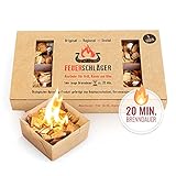 SCHMIEDWERK Feuerschläger [6er Pack] - Öko Grillanzünder mit ca. 20 min Brenndauer - Kaminanzünder, Feueranzünder, Holzanzünder - Made in Germany